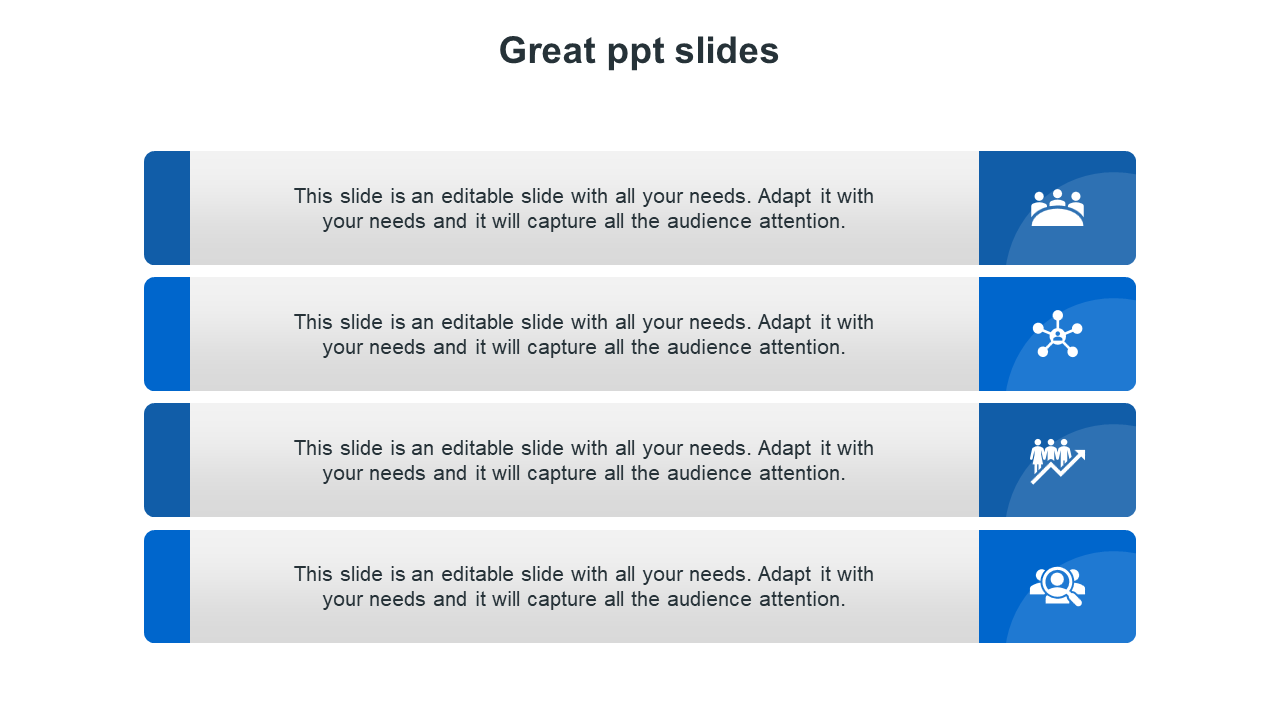 Free - Innovative Great PPT Slides Template Presentation